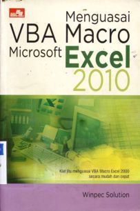 Cover Menguasai VBA macro microsoft excel 2010