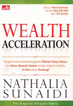 Cover Wealth Aceleration, / Nathalia Sunaidi