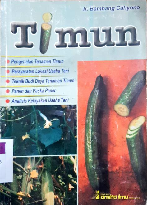Cover Timun, Ir Bambang Cahyono