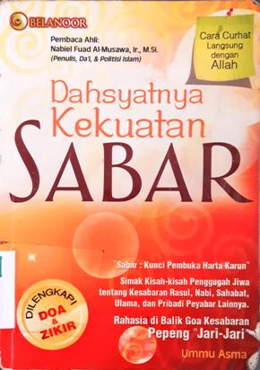 Cover Dahsyatnya kekuatan sabar / Ummu Asma