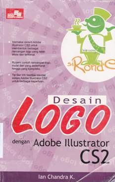Cover Desain logo :  Dengan adobe Ilustrator cS2, / Ian Chandra K