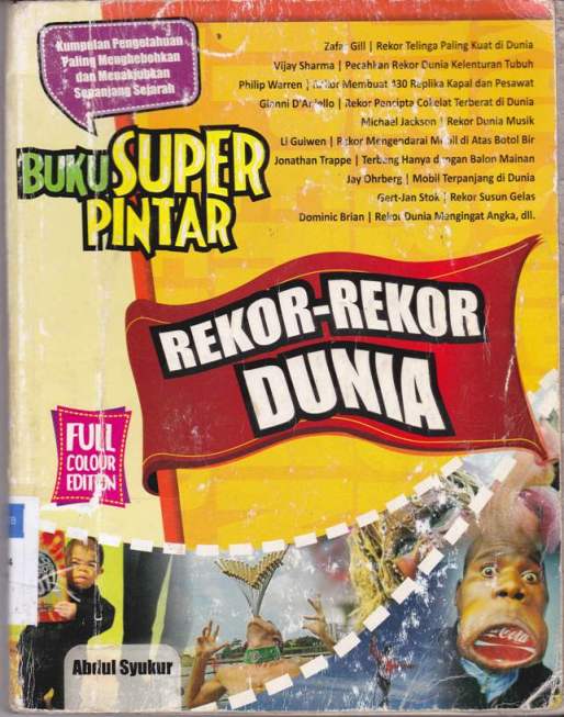 Cover Buku super pintar rekor-rekor dunia / Abdul Syukur