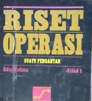 Cover Riset operasi jilid 1 / Hamdy A. Taha ; Alih bahasa Daniel wirajaya