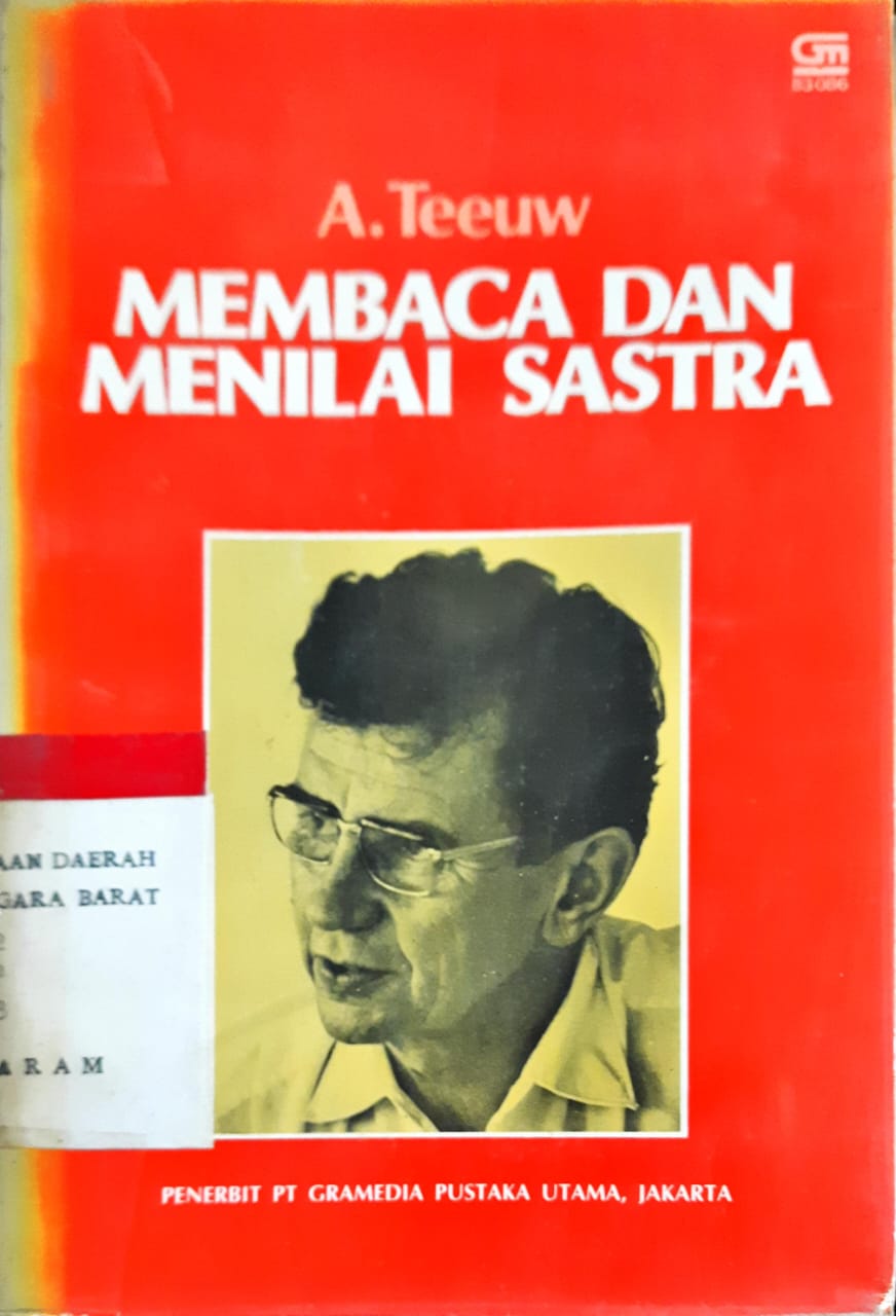Cover Membaca dan menilai sastra, / A.Teeuw