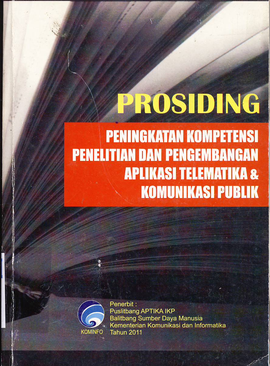Cover Prosiding lokakarya :  Peningkatan kompetensi / Editor : S. Arifianto