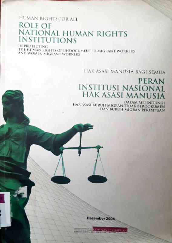 Cover Human rights for all, role of national human rights institutions