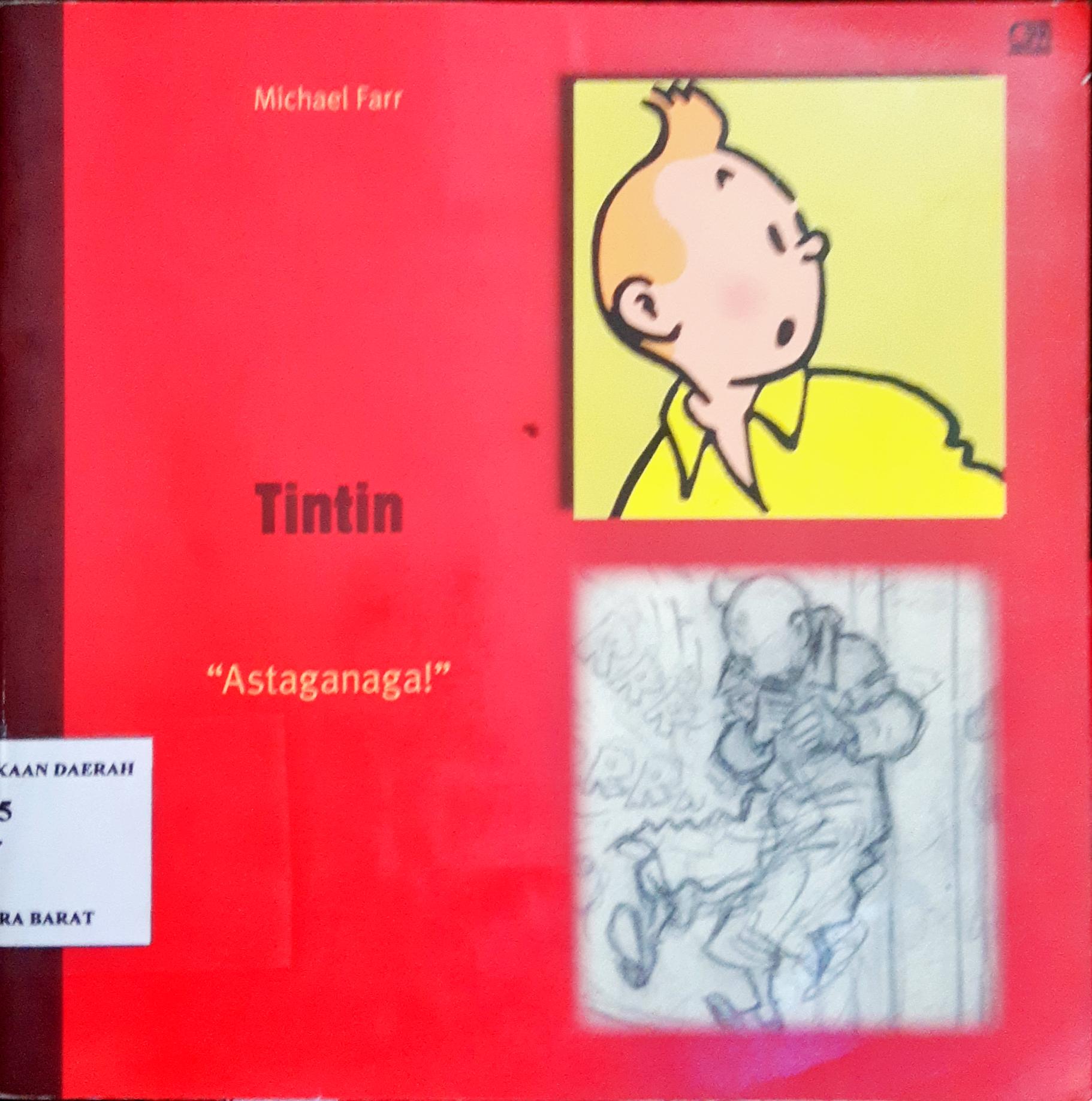 Cover Tintin :  Astaganaga / Michael Farr, Alih bahasa: Donna Widjajanto, Editor: Dini Pandia