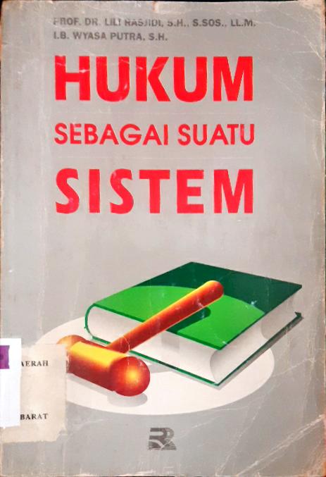 Cover Hukum sebagai suatu sistem