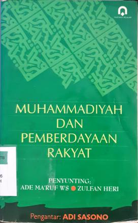 Cover Muhammadiyah dan pemberdayaan rakyat,