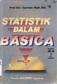 Cover Statistik dalam Basica II, Strisno Hadi