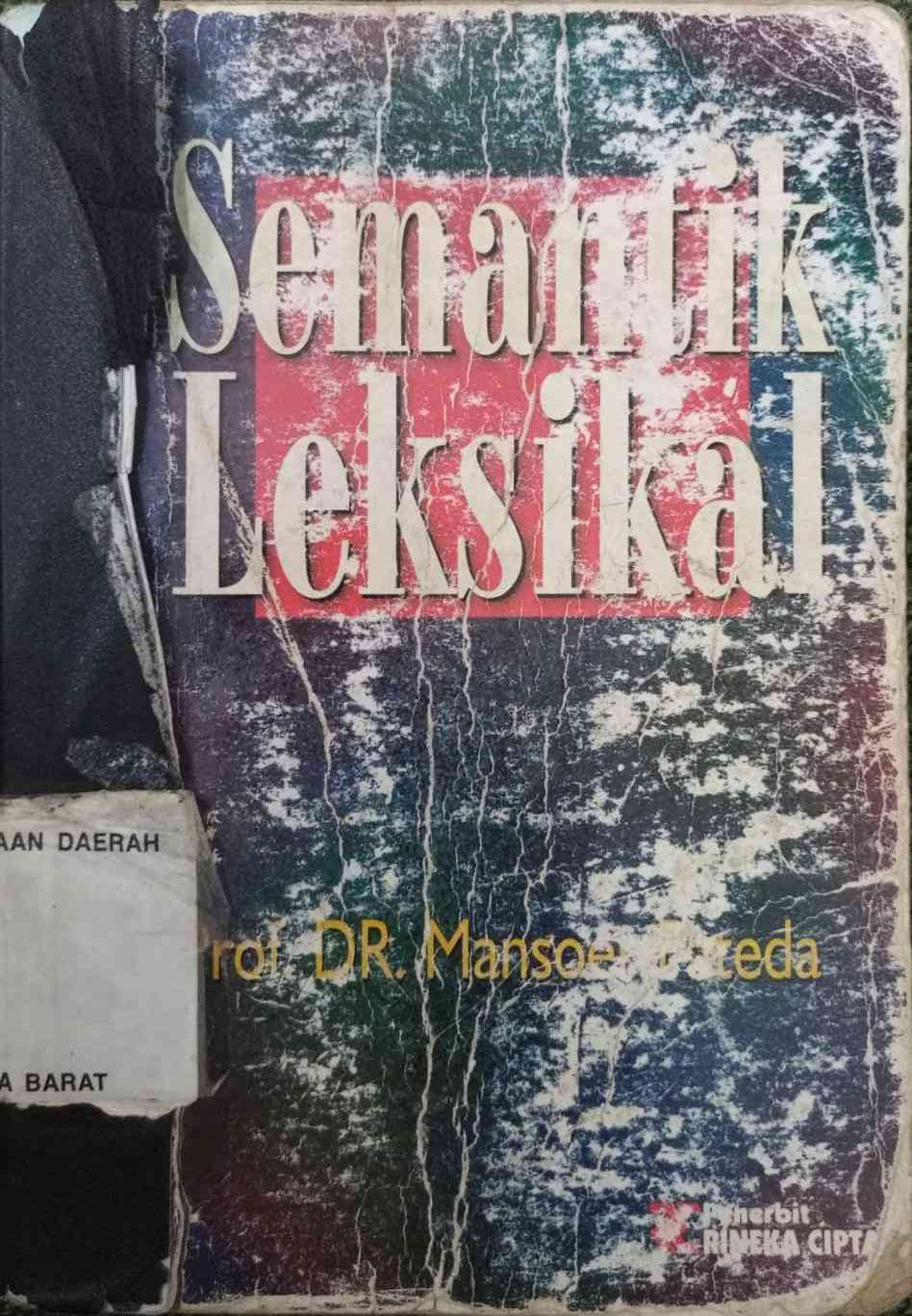 Cover Semantik Leksikal / Prof. DR. Mansur Pateda