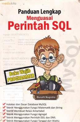 Cover Panduan Lengkap Menguasai Perintah SQL / Bunafit Nugroho