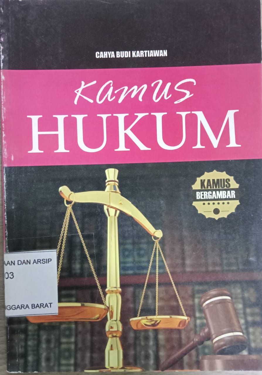 Cover Kamus hukum / Cahya Budi Kartiawan ; penyunting , Kuncoro