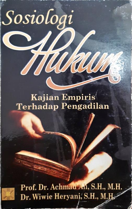 Cover Sosiologi hukum kajian empris terhadap pengadilan
