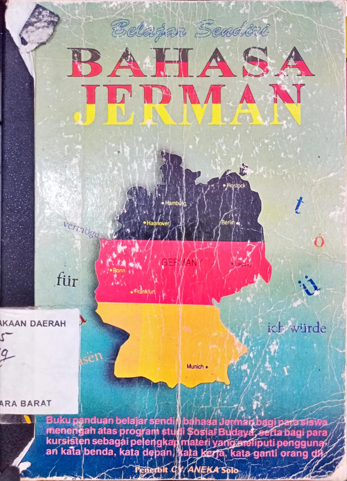 Cover Belajar sendiri bahasa Jerman / T. Soegiatno
