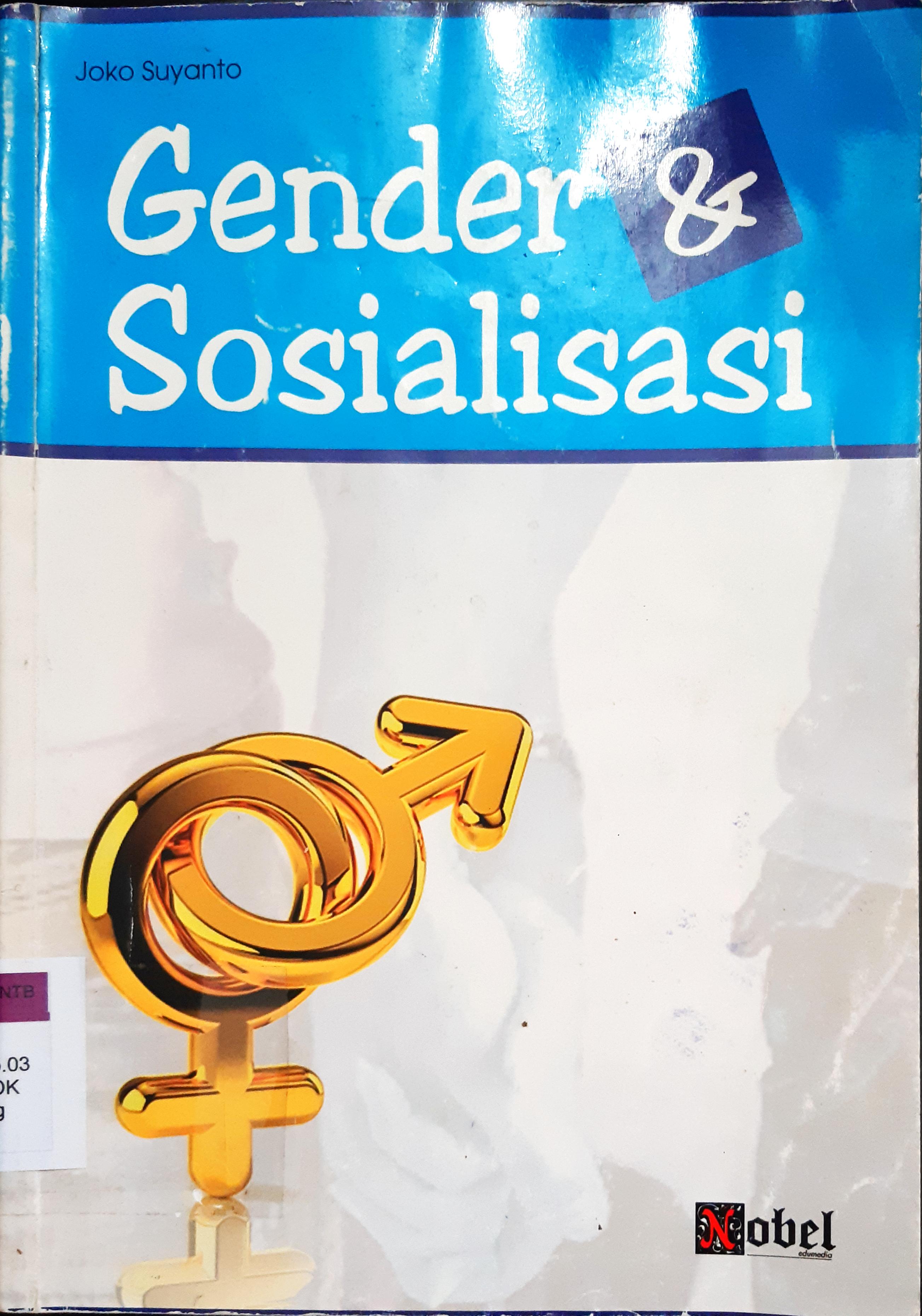 Cover Gender dan sosialisasi / Joko Suyanto