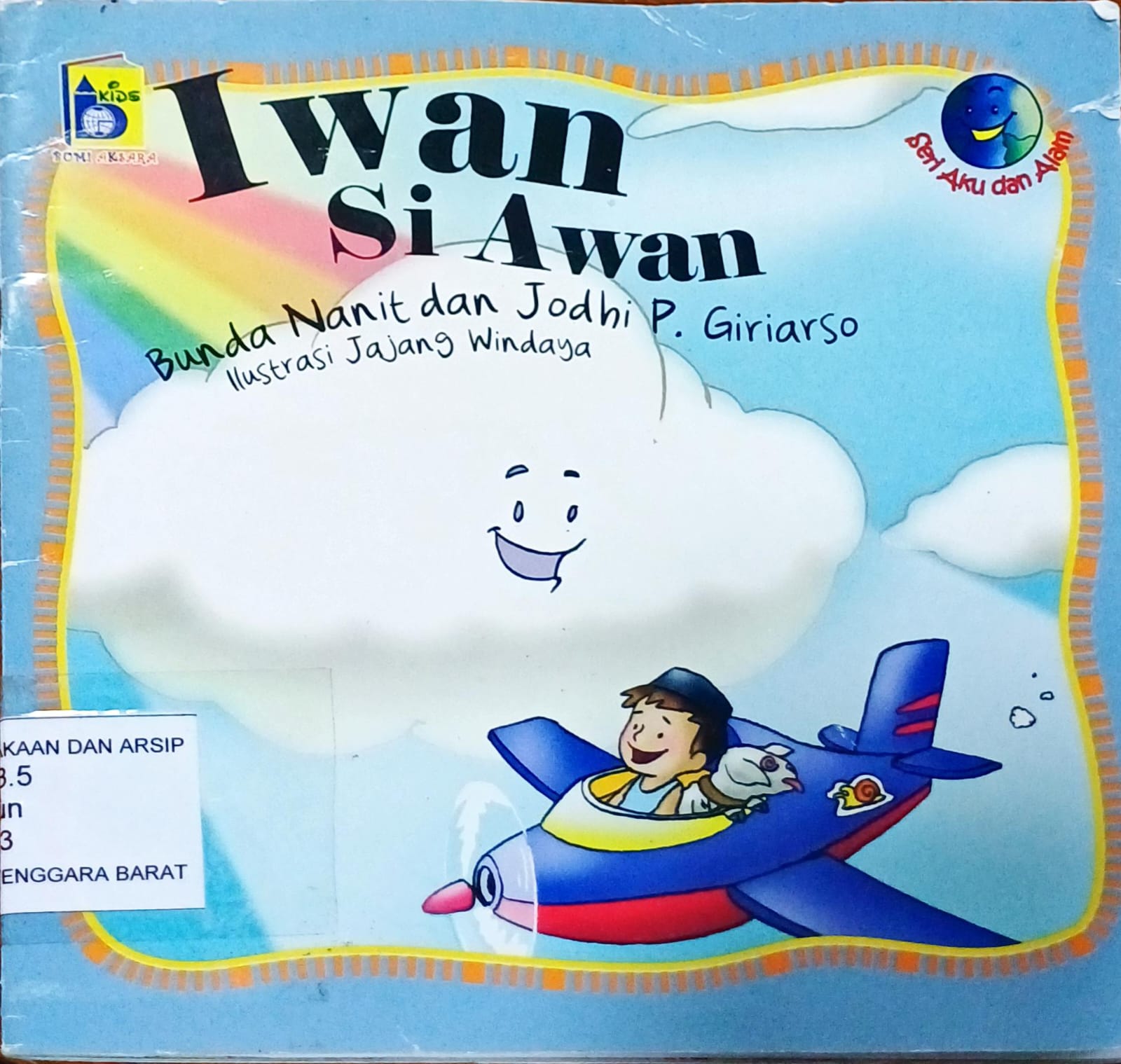 Cover Iwan si Awan / Bunda Nanit dan Jodhi P. Giriarso