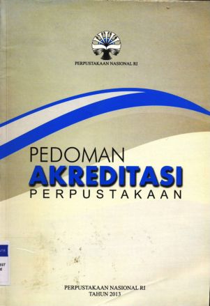 Cover Pedoman akreditasi perpustakaan