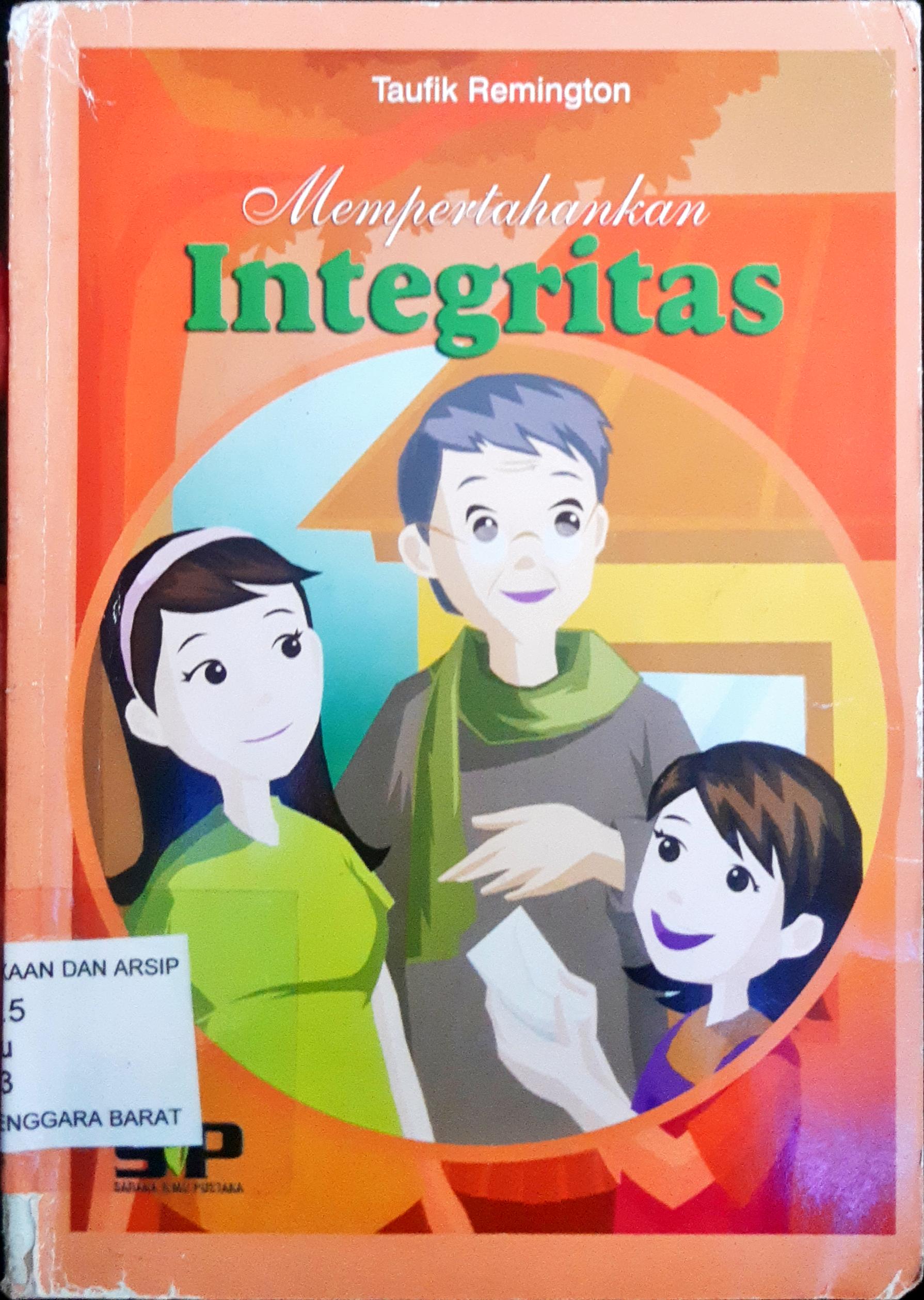 Cover Mempertahankan integritas / Taufik remington