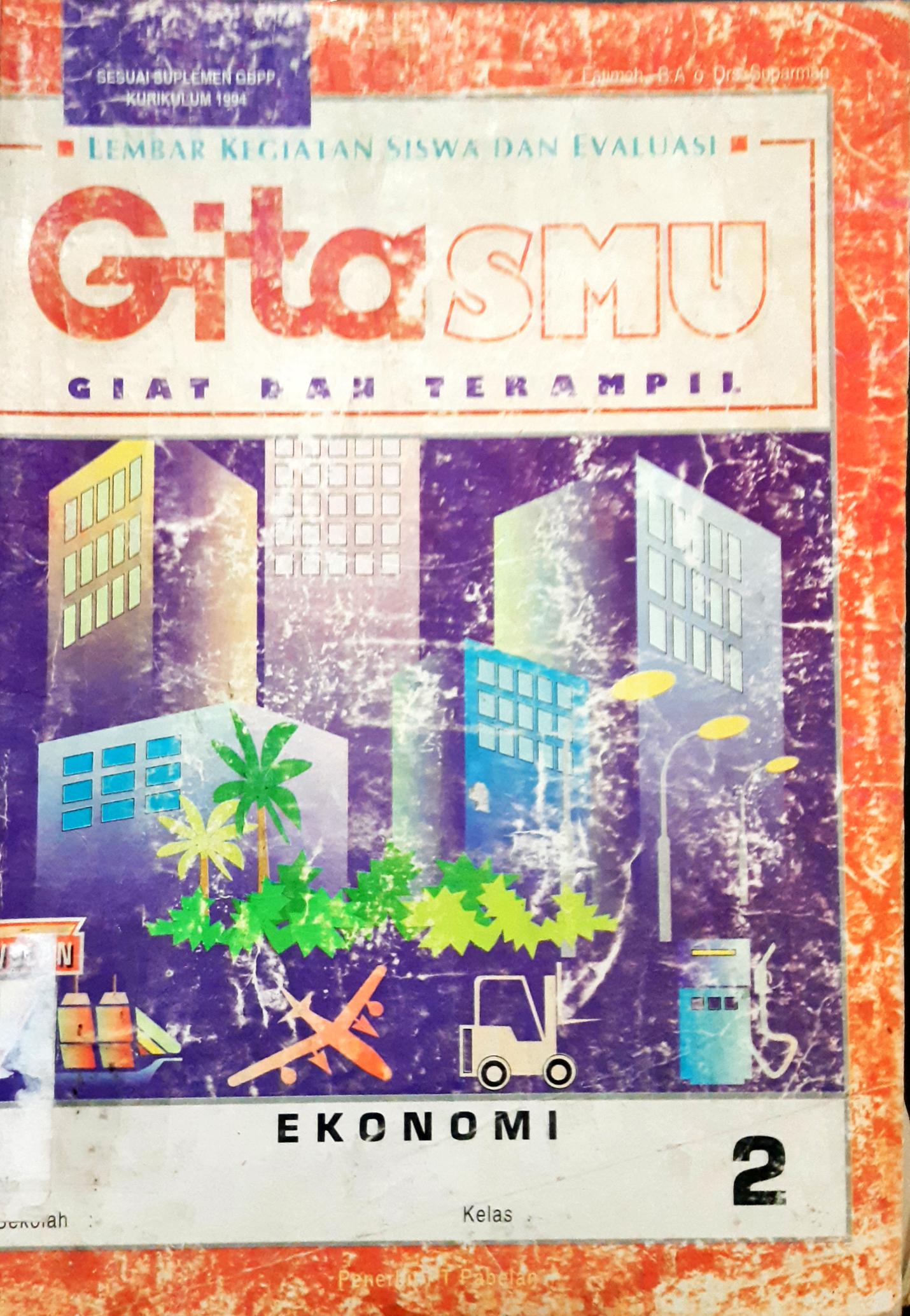 Cover LKS Gita SMU Ekonomi 2 / Fatima, Suparman