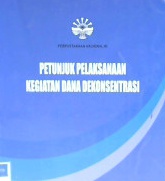 Cover Petunjuk Pelaksanaan Kegiatan Dana Dekonsentrasi