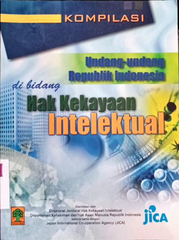 Cover Kompilasi undang-undang Republik Indonesia di bidang hak kekayaan intelektual
