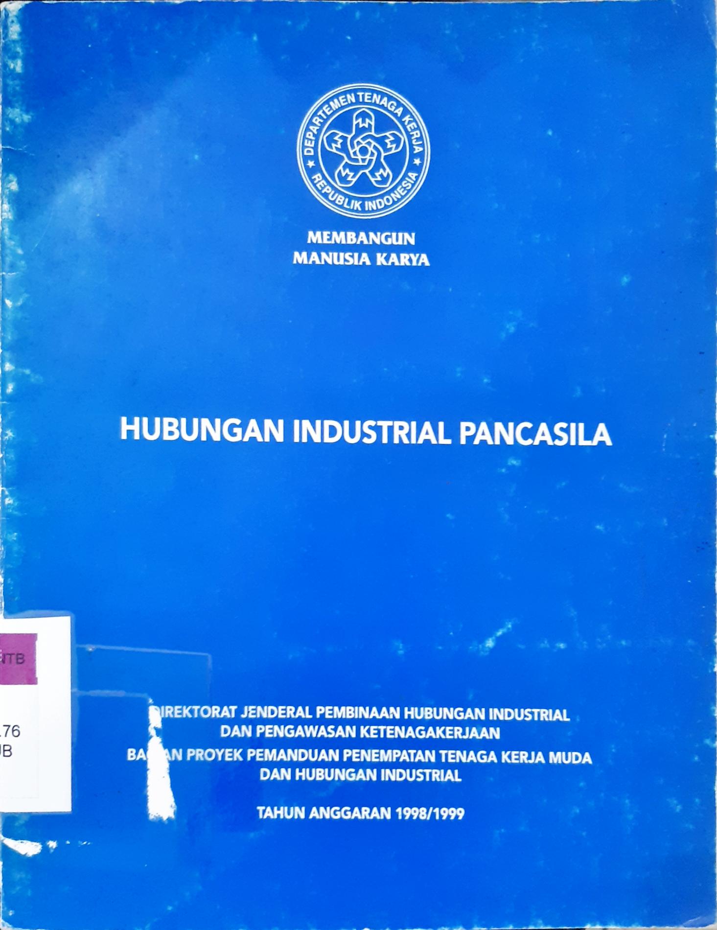 Cover Hubungan Industrial Pancasila