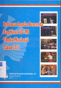 Cover Pedoman Lomba Bercerita Bagi Siswa SD/ MI Tingkat Nasional Tahun 2011