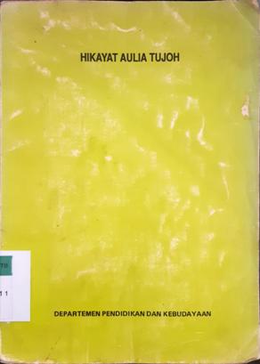 Cover Hikayat aulia tujoh / Drs Muhammad Usman {at.all}; editor, Anhar Gonggon