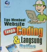 Cover Tips membuat website tanpa coding dan langsung online / Moch Luthfi Rahmadi