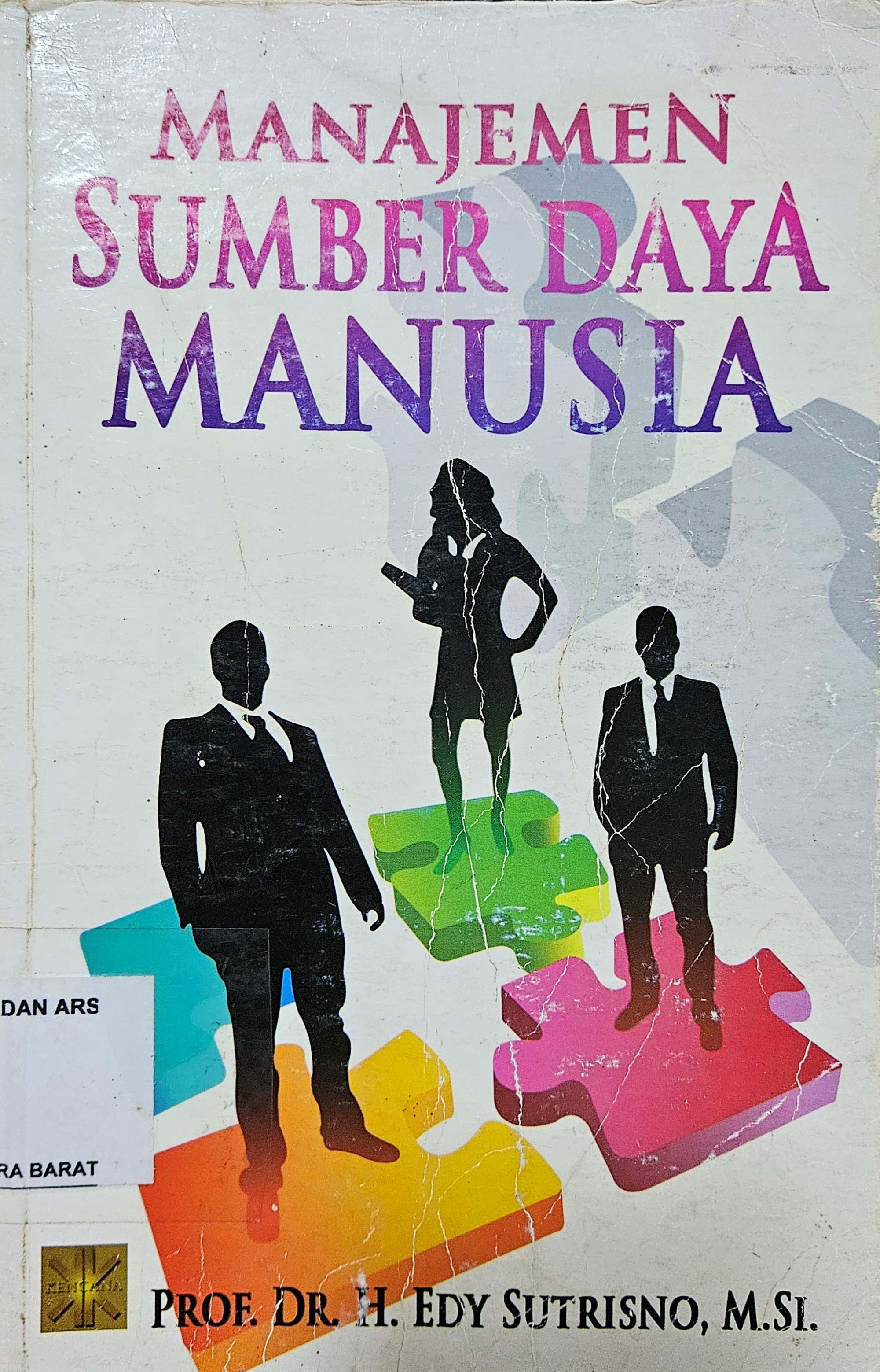 Cover Manajemen sumber daya manusia / Edy Sutrino