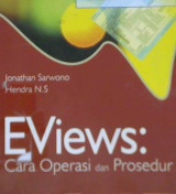 Cover Eviews :  cara operasi dan prosedur analisis / Jonathan Sarwono, Hendra N.S.