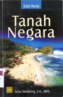 Cover Tanah Negara / Julius Sembiring, SH. MPA