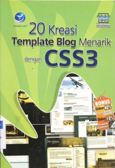 Cover Dua puluh  kreasi template blog menarik dengan CSS3