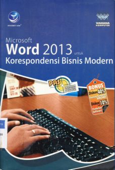 Cover Microsoft word 2013 untuk korespondensi bisnis modern / editor: Seno