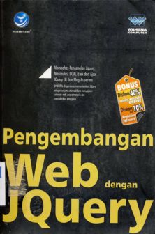 Cover Pengembangan web dengan  Jquery