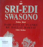 Cover Dari daulat tuanku ke daulat rakyat :  Pembangunan manusia / Sri Edi Swasono: H. Rosihan Anwar