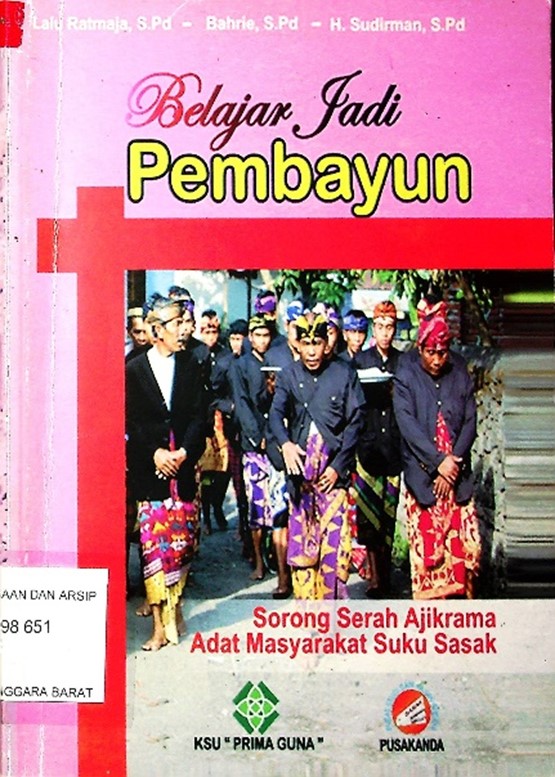 Cover Belajar Jadi pembayun / H .Sudirman, S.pd ,Bahrie, S.pd Lalu Ratmaja, S.pd ; editor Ahmad Sirulhaq, M.A