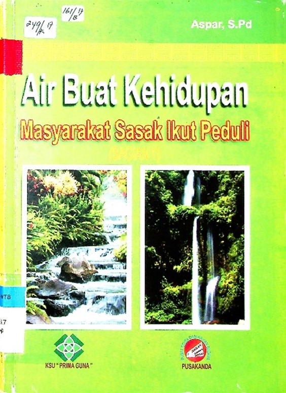 Cover Air buat kehidupan ( II ) / Aspar, S.pd ; editor Ahmad Sirulhaq , M.A