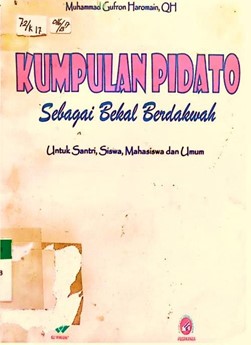 Cover Kumpulan pidato sebagai bekal berdakwah / Muhammad Gufron Haromain ,QH