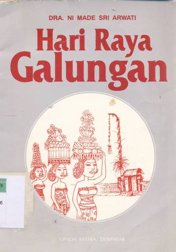 Cover Hari raya galungan / Dra. Ni Made Sri Arwati