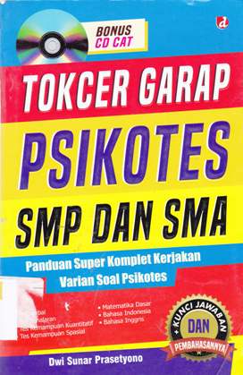 Cover Tokcer garap psikotes SMP dan SMA / Dwi Sunar Prasetyono