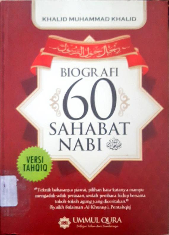 Cover Biografi enam puluh Sahabat Nabi / Khalid Muhammad Khalid