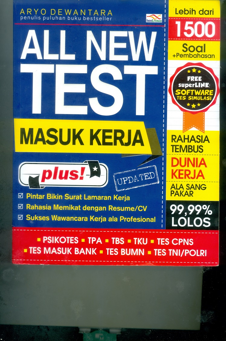Cover All new test masuk kerja / Aryo Dewantara