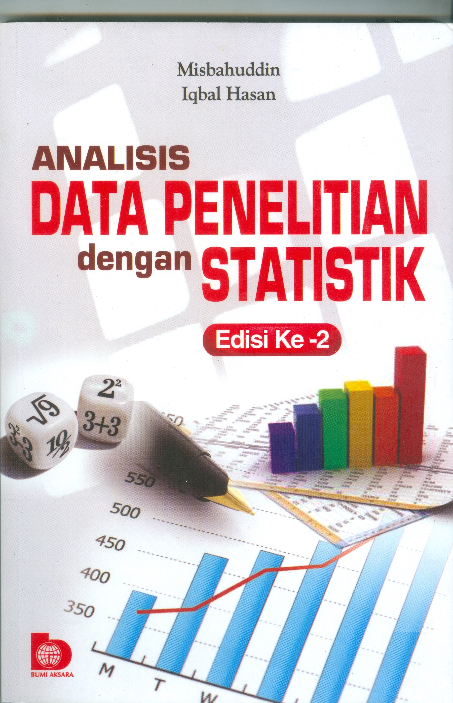 Cover Analisis data penelitian dengan statistik / Misbahuddin