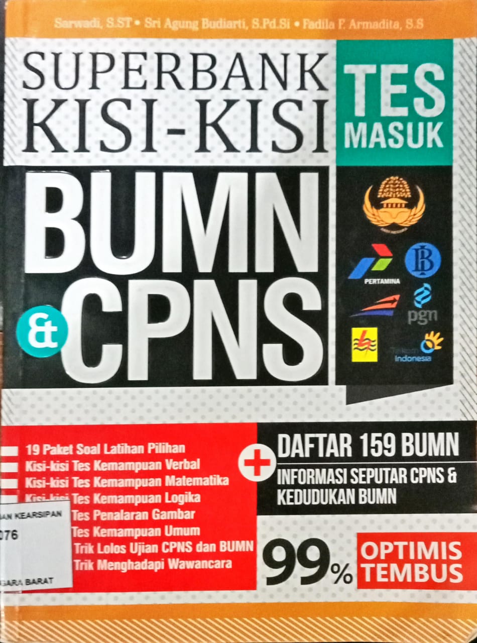 Cover Superbank Kisi-Kisi BUMN CPNS / Sarwadi