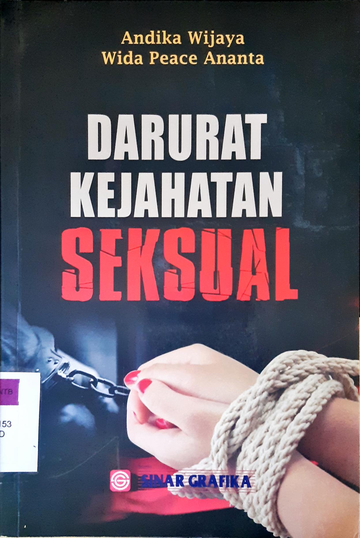 Cover Darurat Kejahatan Seksual / Andika Wijaya