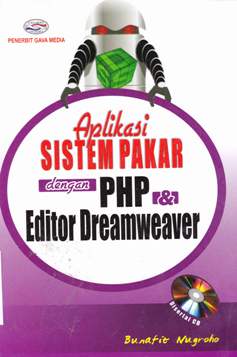 Cover Aplikasi sistem pakar dengan PHP & editor dreamweaver / Bunafit Nugroho