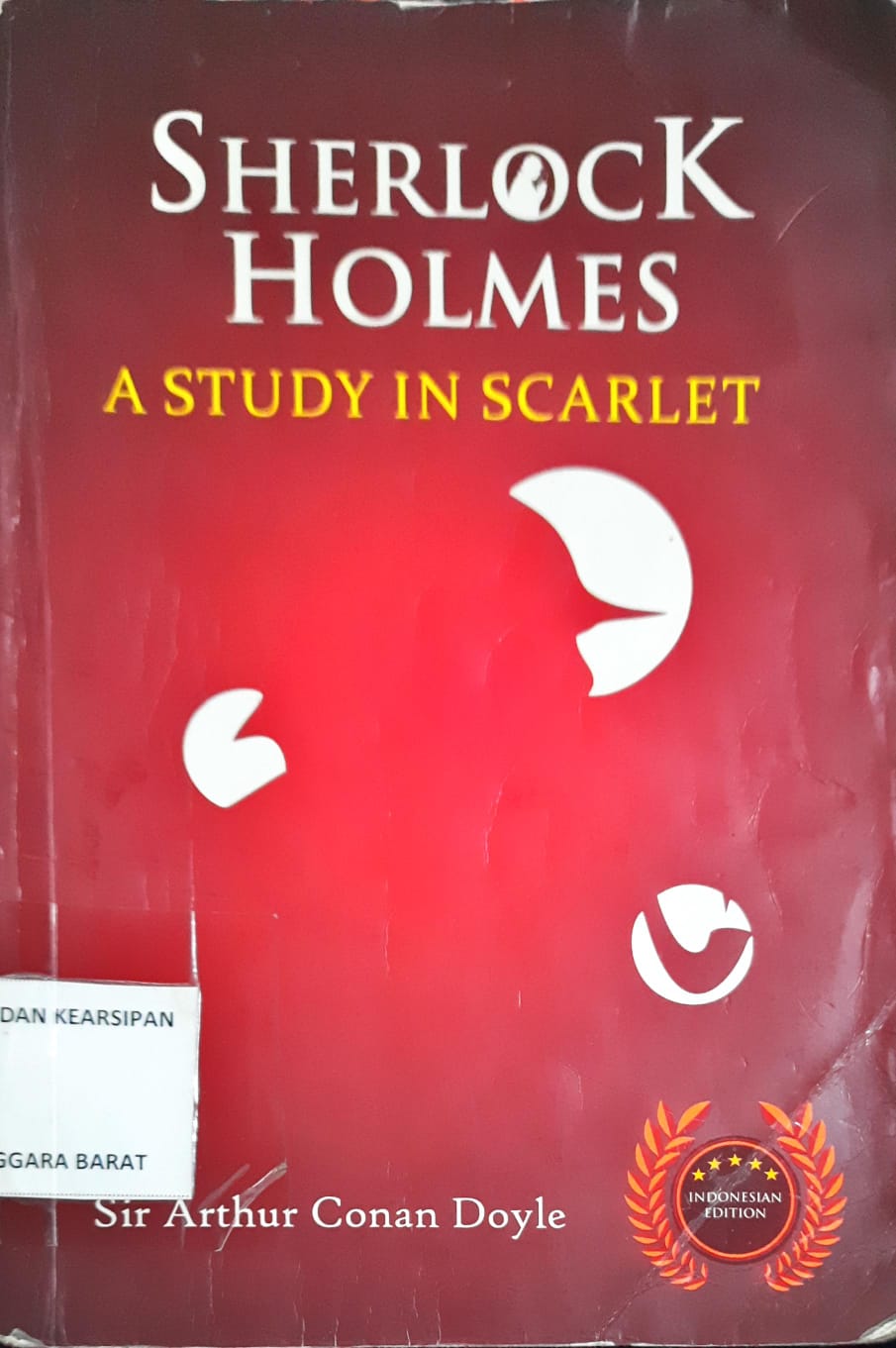 Cover Sherlock holmess :  a study in scarlet / Sir Aerthur Canon Doyle
