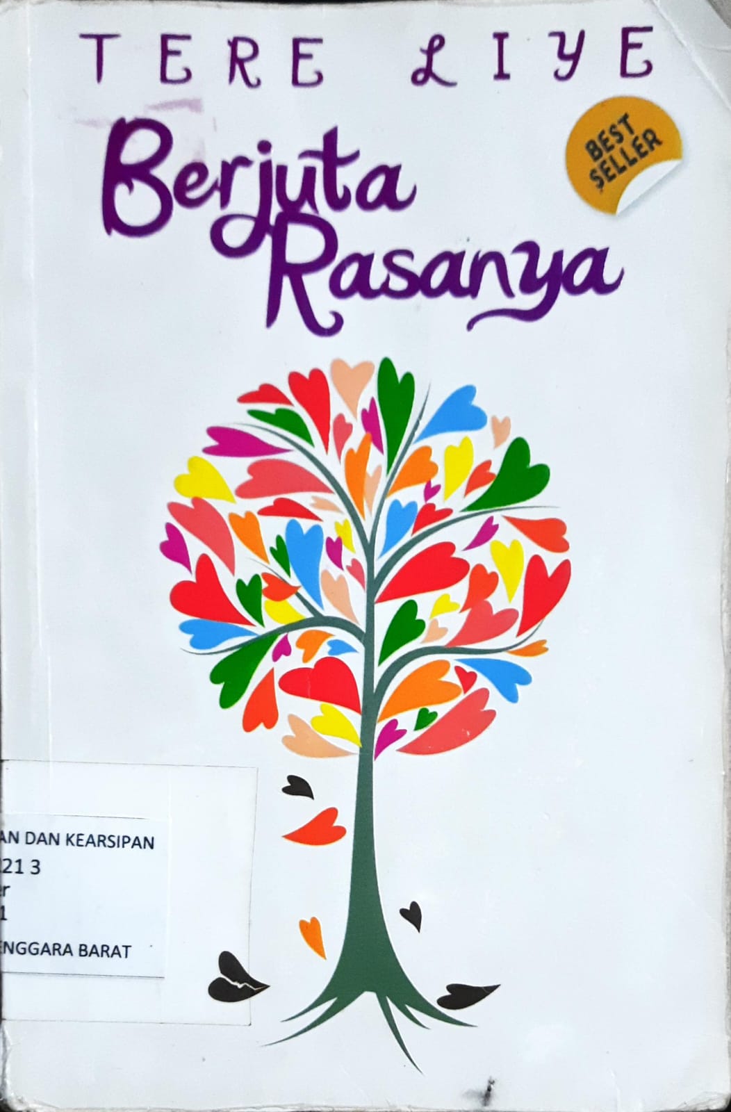 Cover Berjuta rasanya / Tere Liye